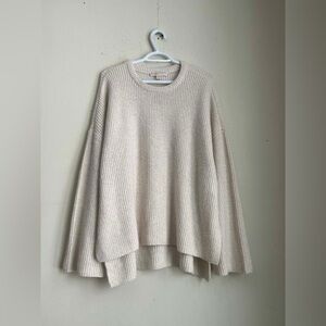 Michael Kors Cream Ribbed Sweater